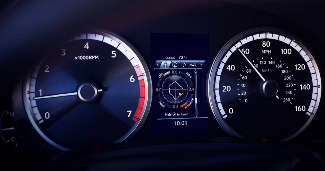 2021 NX 300 Instrument Panel