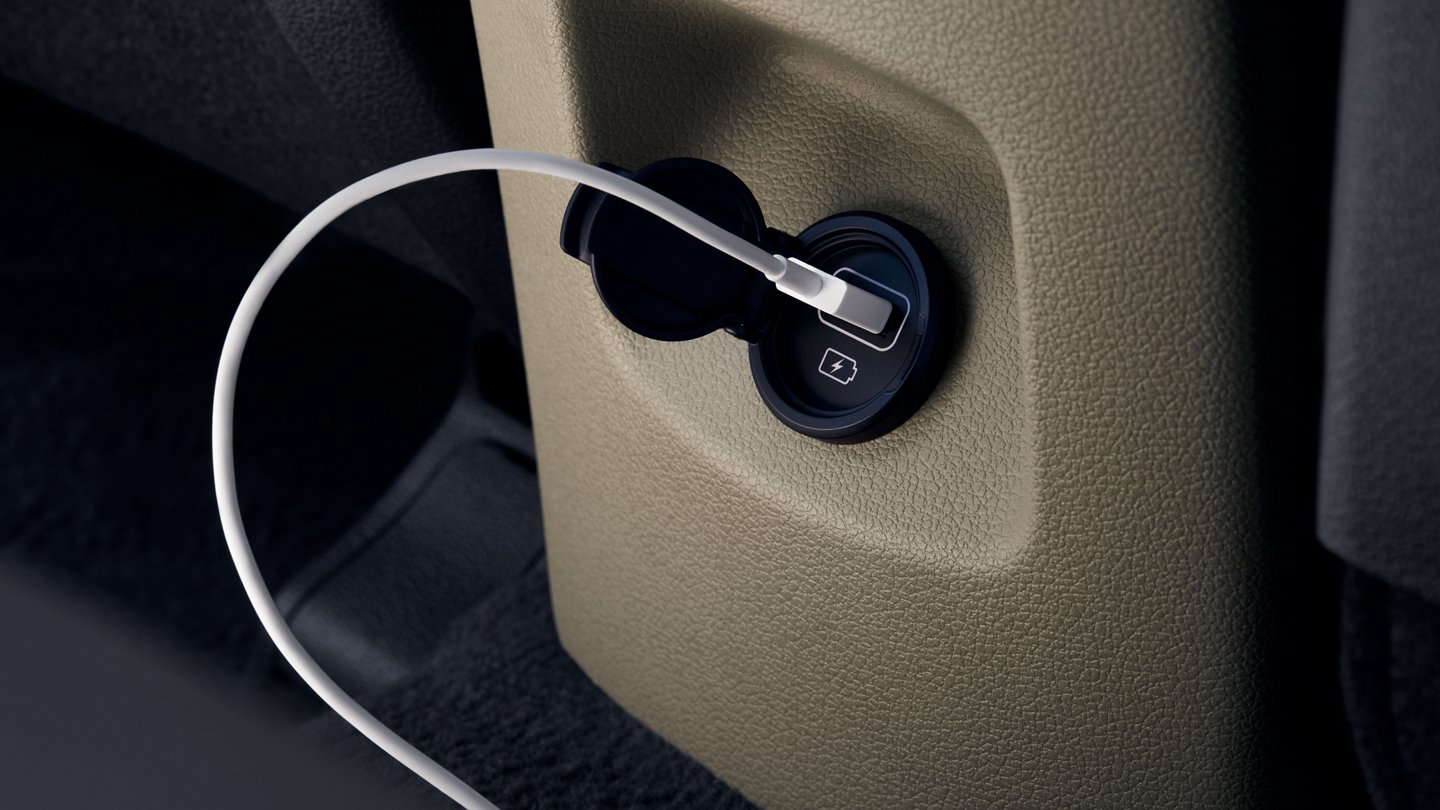 2021 Hyundai Tucson 2nd-row USB Outlet 2021 Hyundai Tucson 2nd-row USB Outlet