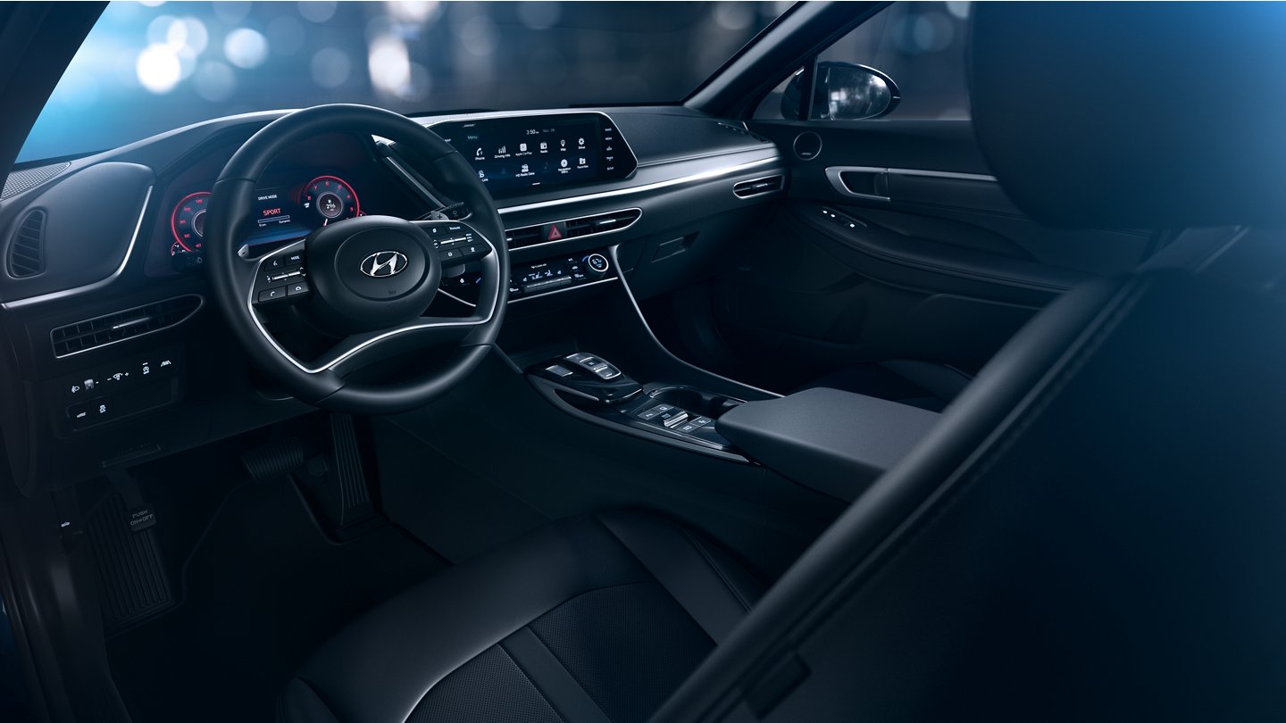 Interior of the 2021 Sonata