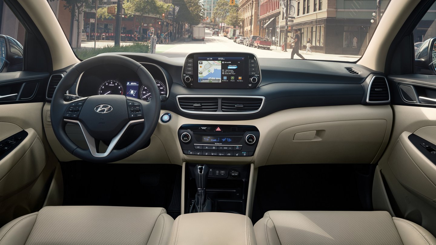 Interior of the 2021 Tucson