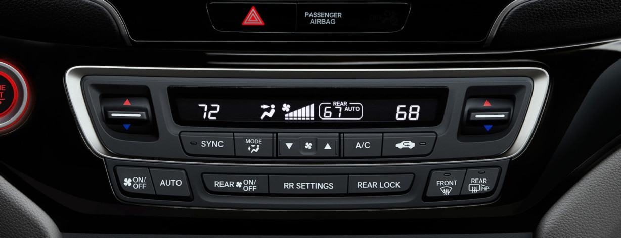 2021 Honda Pilot Climate Control Settings