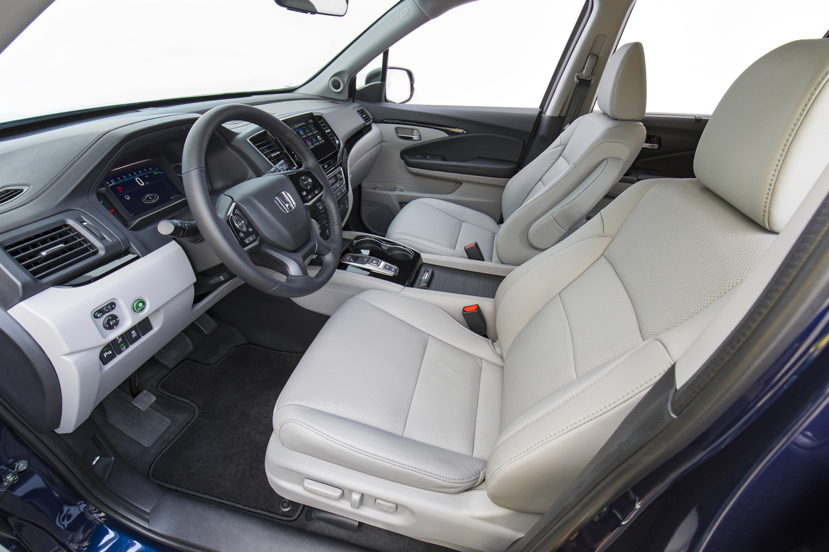 Interior of the 2021 Honda Pilot