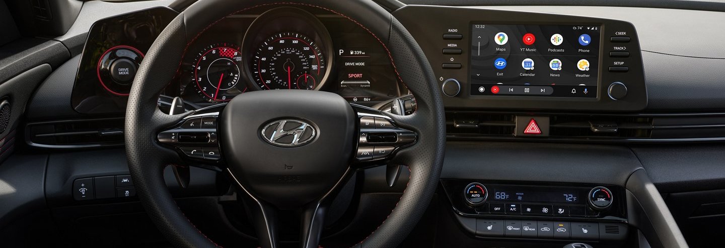 2021 Elantra N Line Center Stack