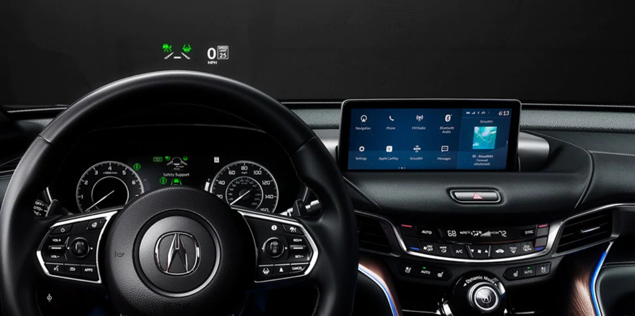 2021 TLX Head-Up Display