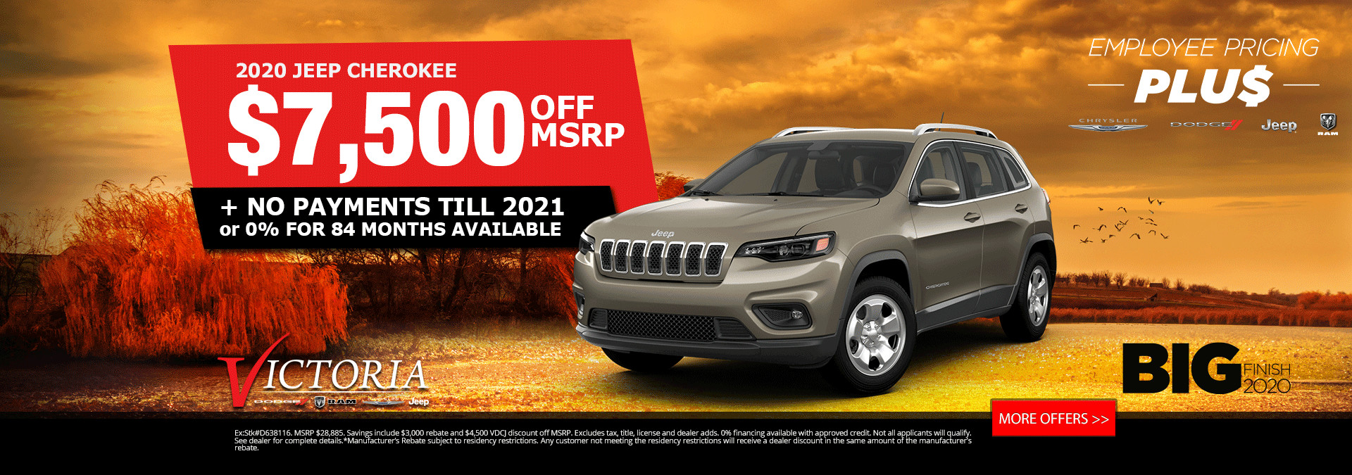 New Car Specials Sales on New CDJR Victoria Dodge Chrysler Jeep Ram