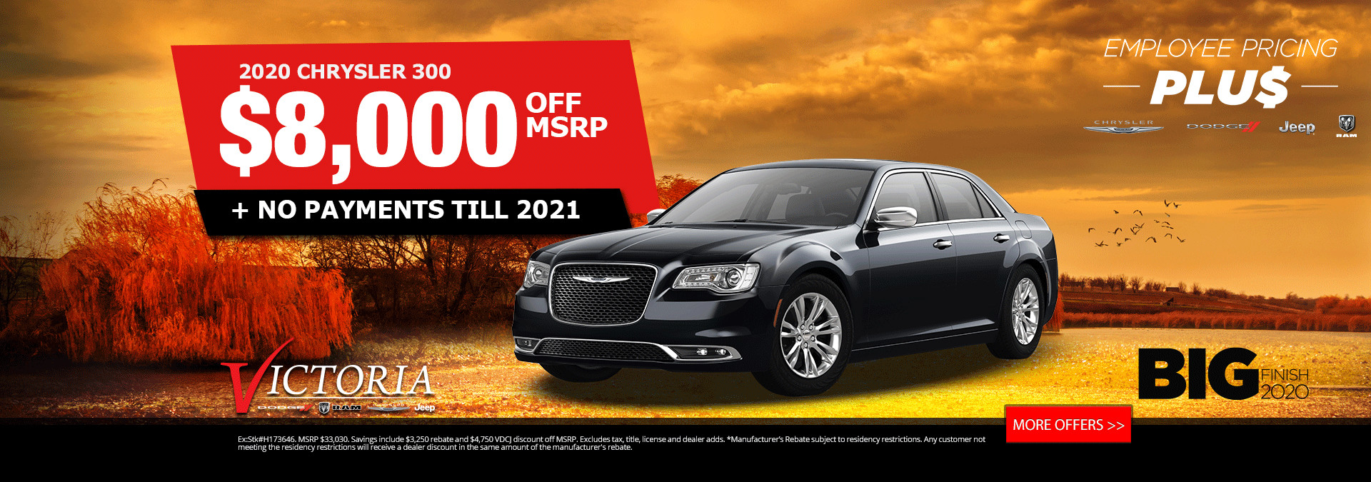 New Car Specials Sales on New CDJR Victoria Dodge Chrysler Jeep Ram