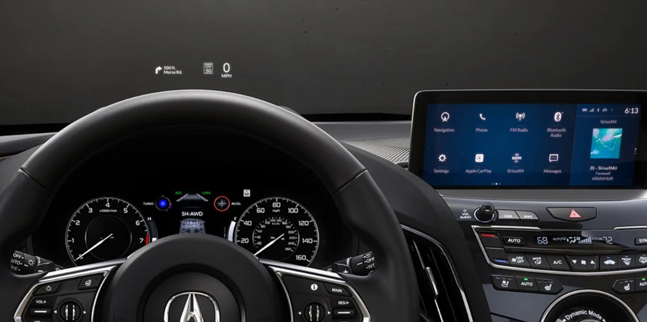 Head-Up Display in the 2021 Acura RDX