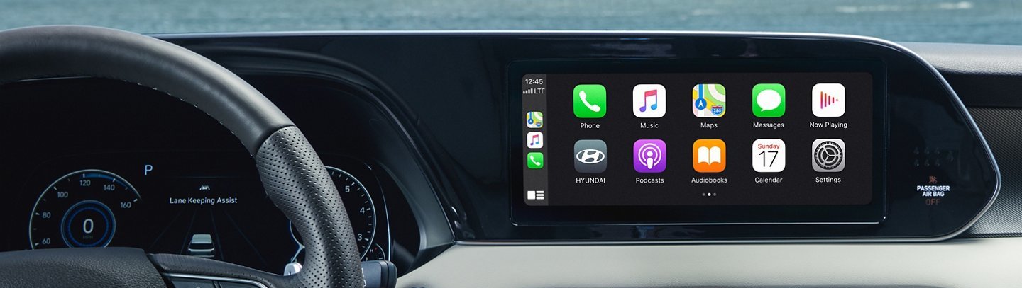 Touchscreen of the 2021 Palisade
