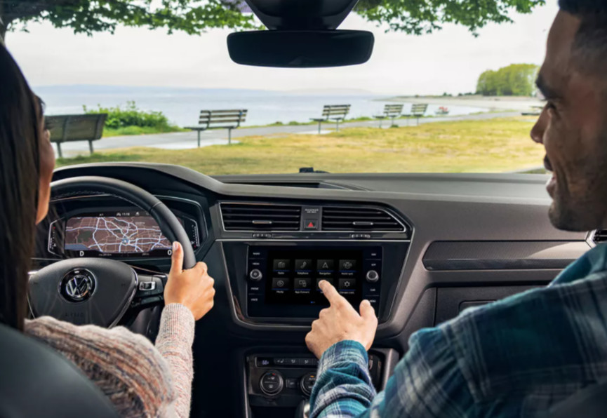 2021 Tiguan Center Stack