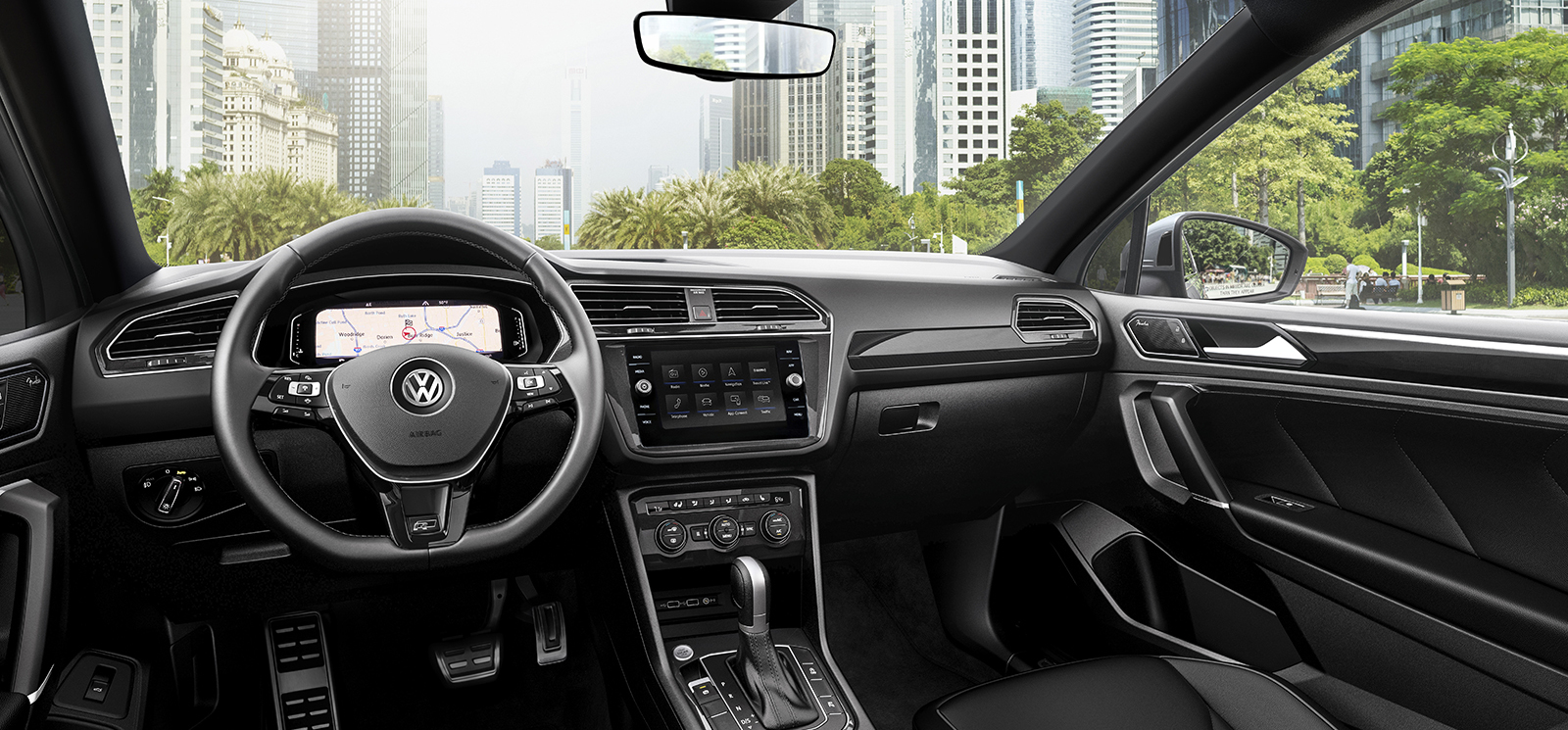 Interior of the 2021 Volkswagen Tiguan
