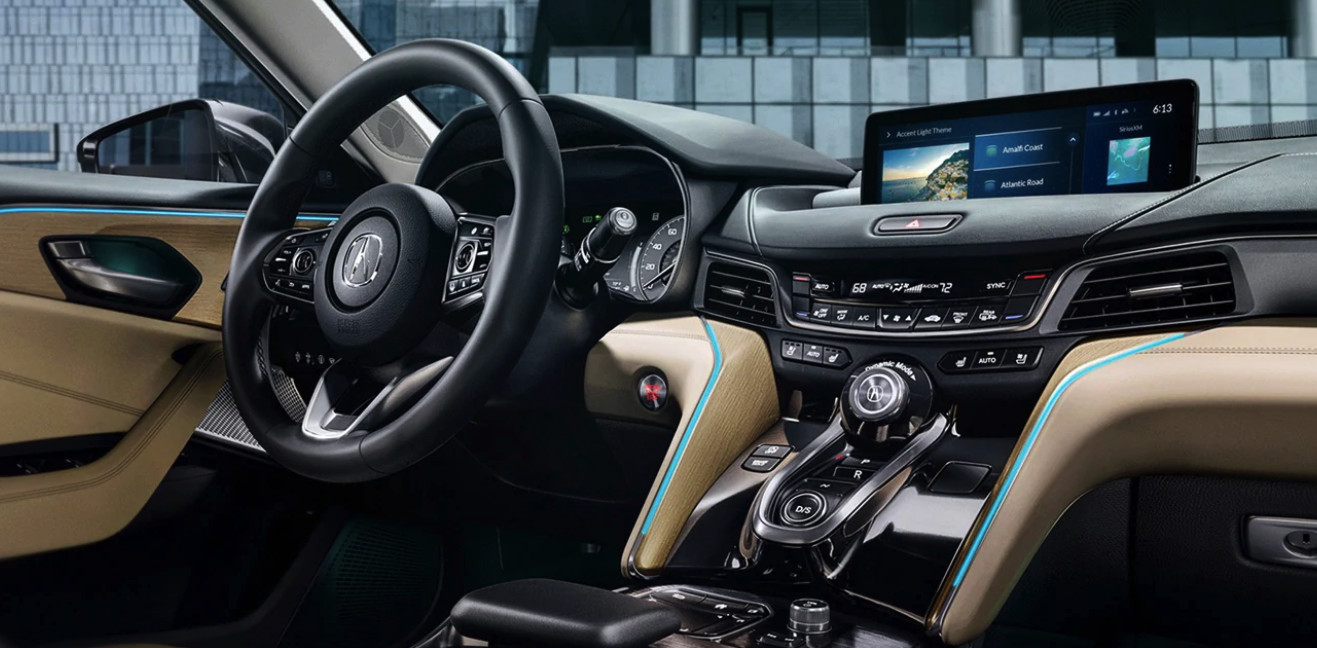 Interior of the 2021 Acura TLX