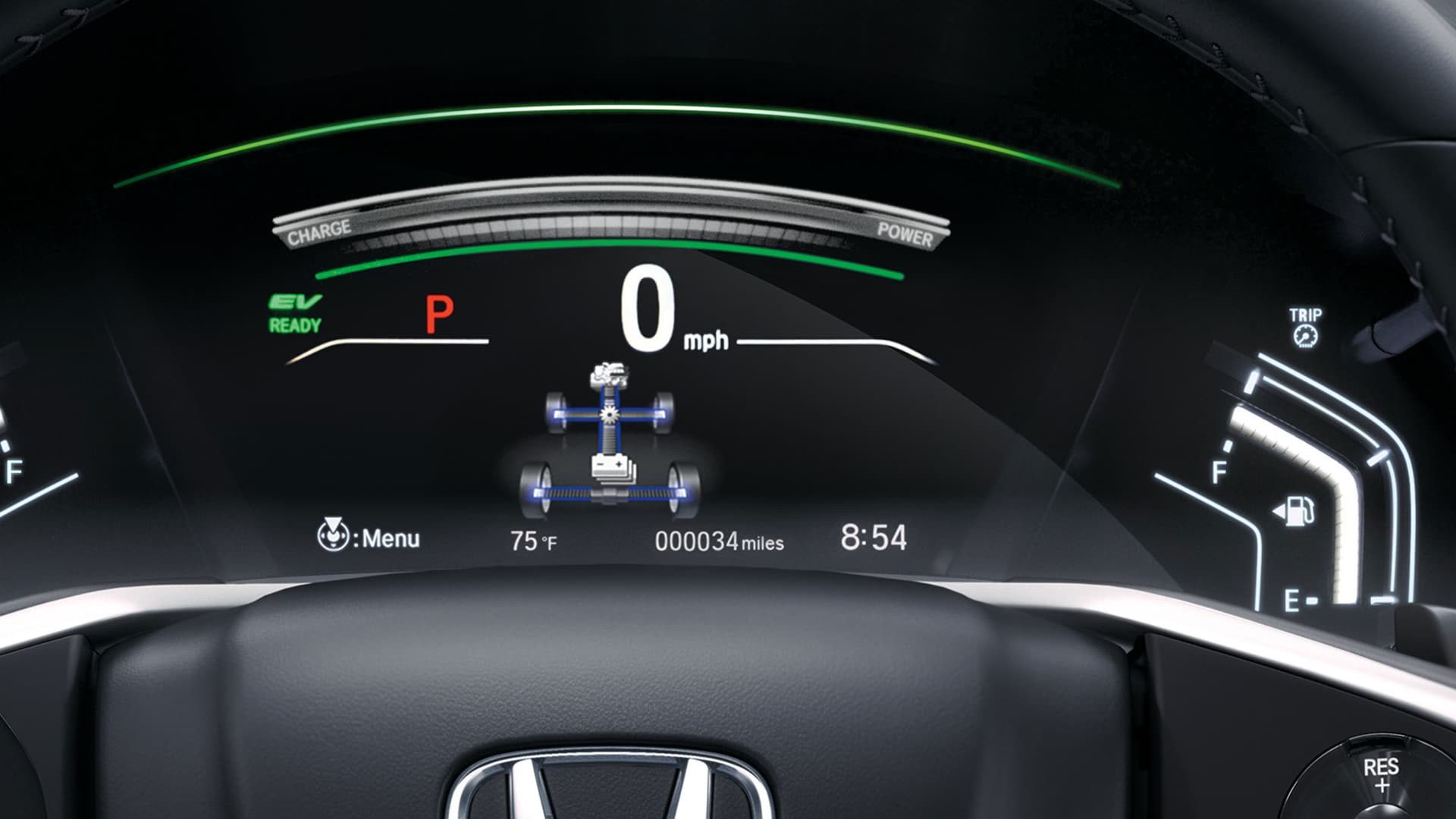 Instrument Panel in the 2021 CR-V Hybrid Instrument Panel in the 2021 CR-V Hybrid