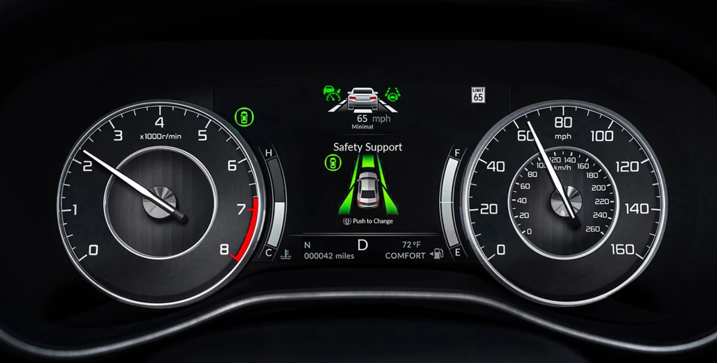 Safety Alerts in the 2021 TLX
