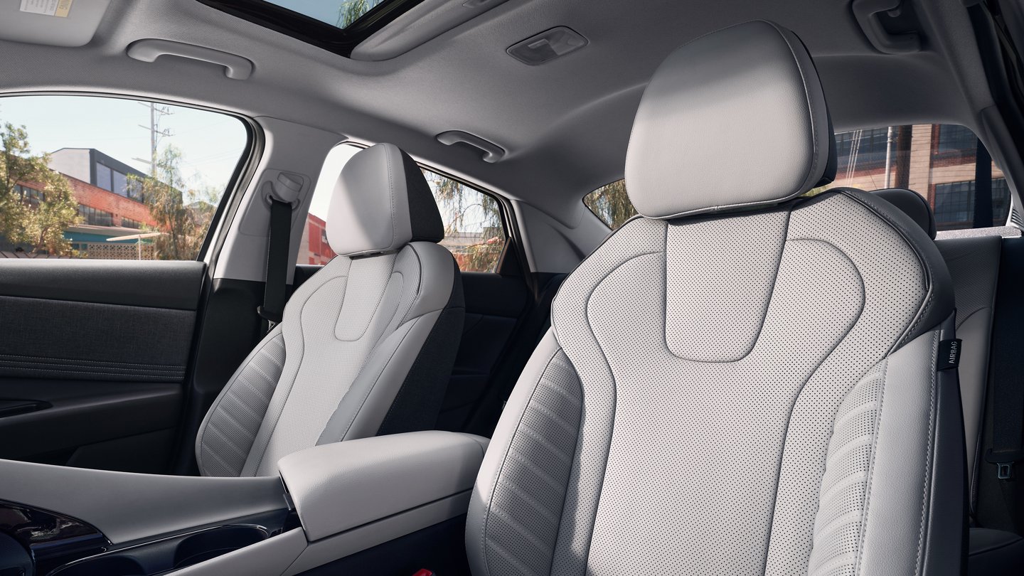 Seating in the 2021 Elantra