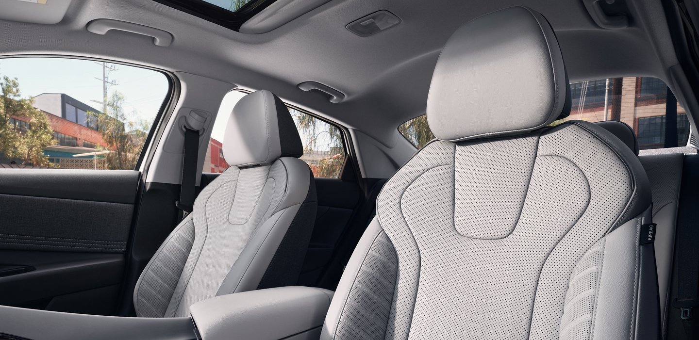 Seating in the 2021 Elantra
