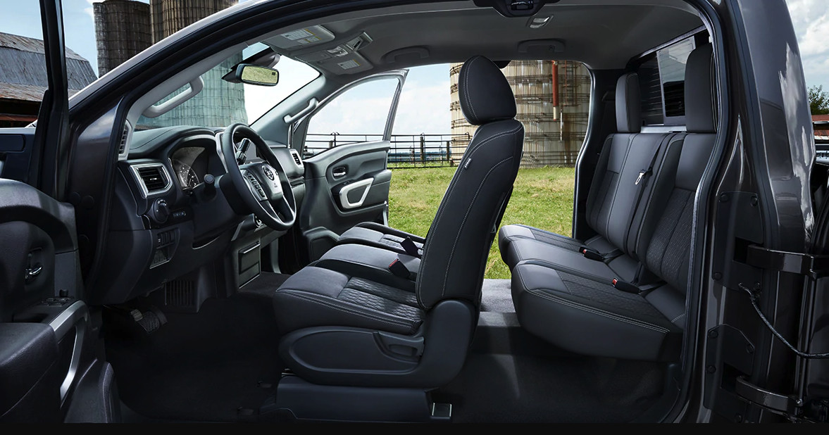 Interior of the 2021 Nissan Titan