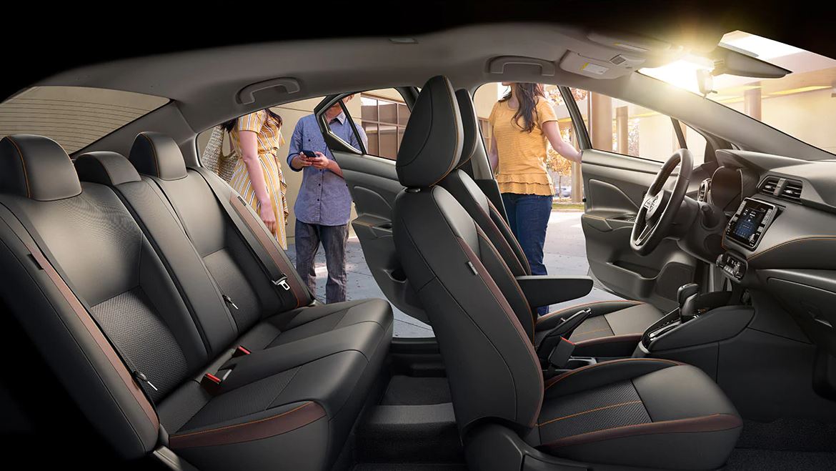Seating Arrangement in the 2021 Versa