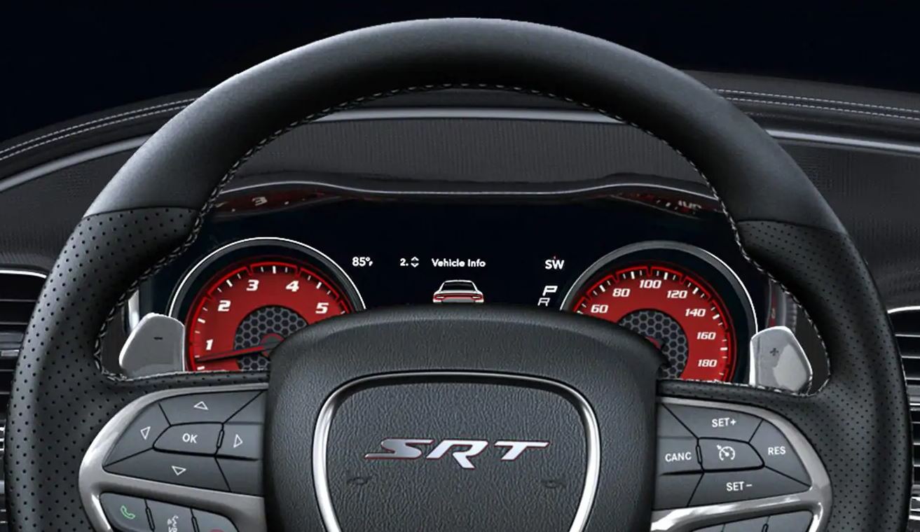Steering Wheel in the 2021 Charger Steering Wheel in the 2021 Charger