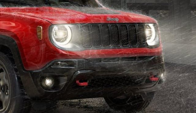 Headlights on the 2021 Renegade