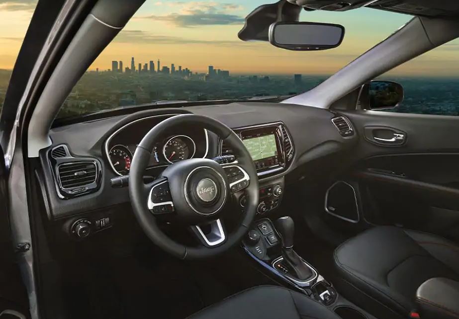 Cockpit of the 2021 Compass