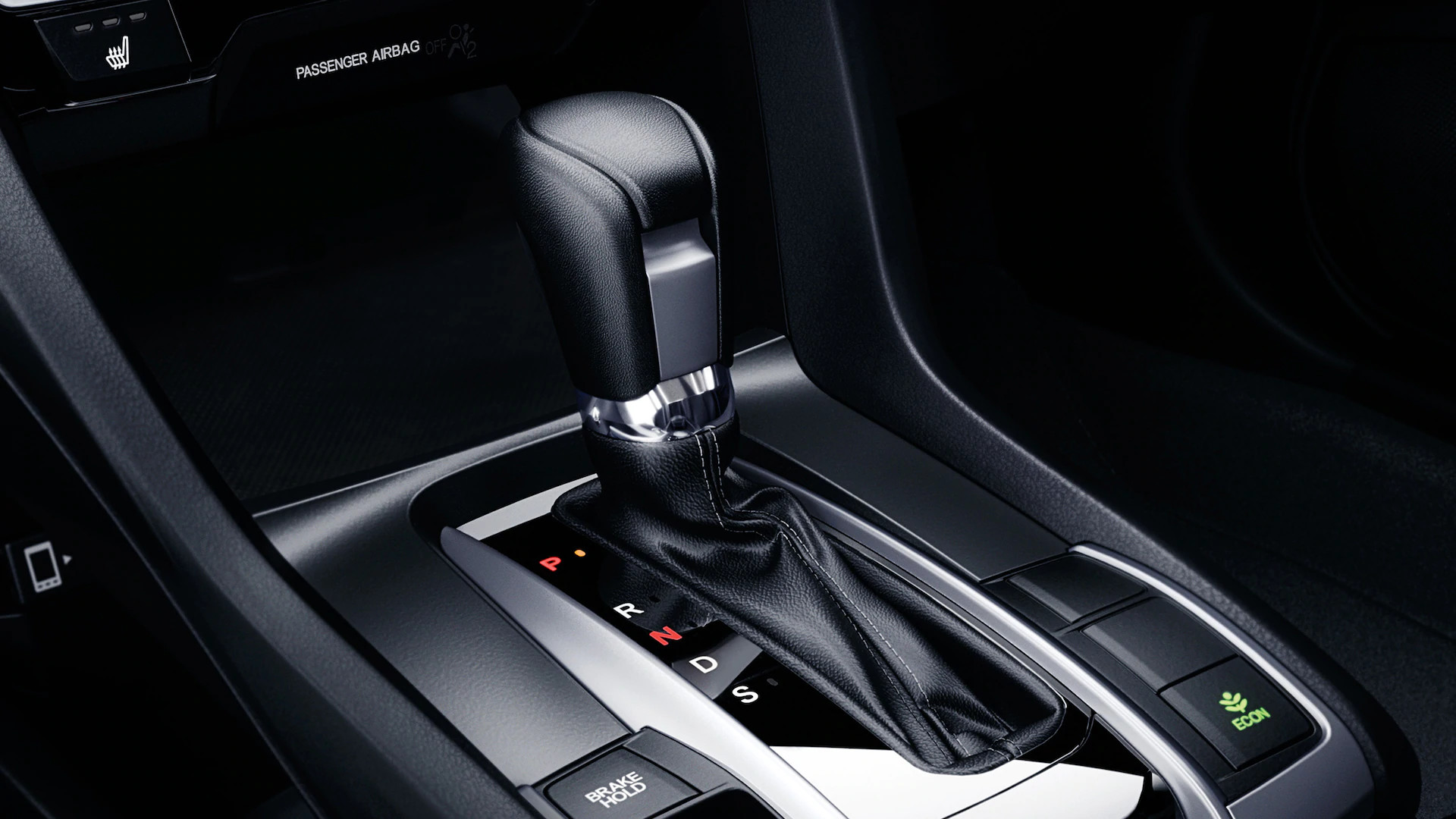 Shift Lever in the 2021 Civic