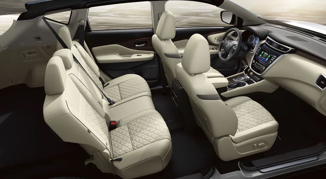 Interior of the 2021 Murano