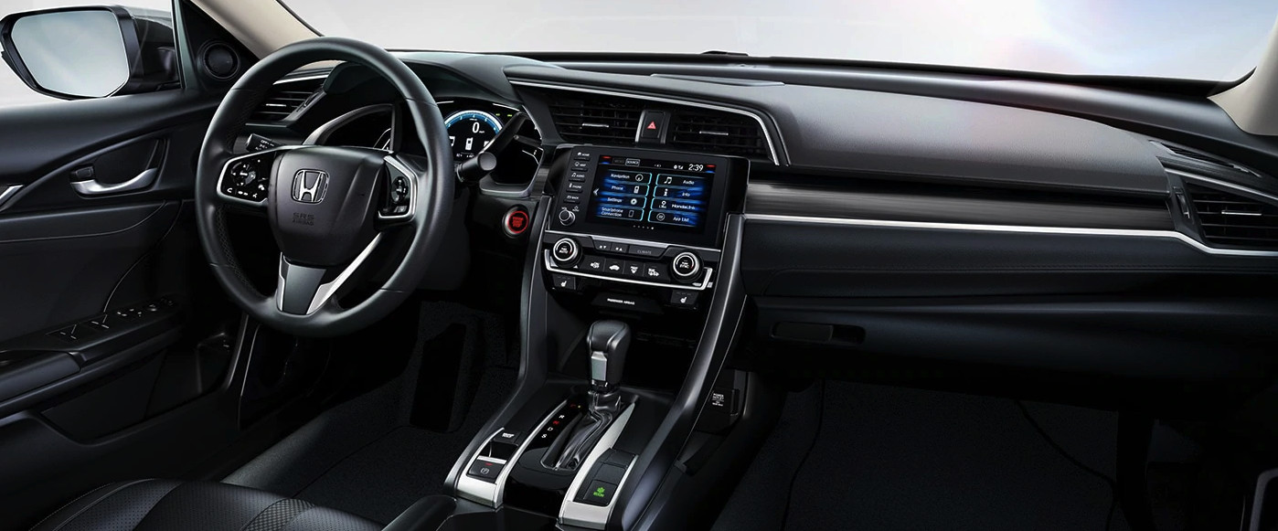 Interior of the 2021 Honda Civic