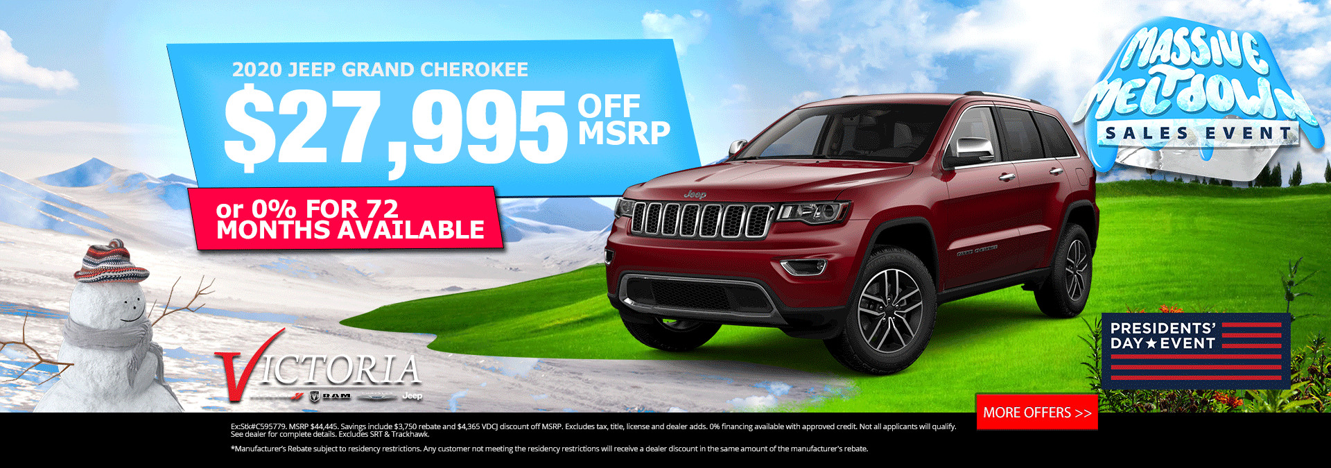 New Car Specials Sales on New CDJR Victoria Dodge Chrysler Jeep Ram