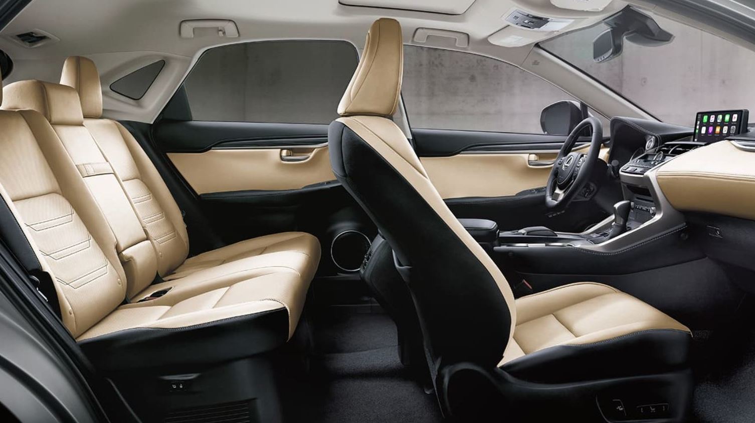 Interior of the 2021 NX 300