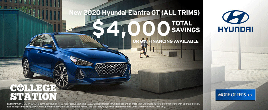 New-Vehicle Specials | College Station Hyundai | College Station, Texas