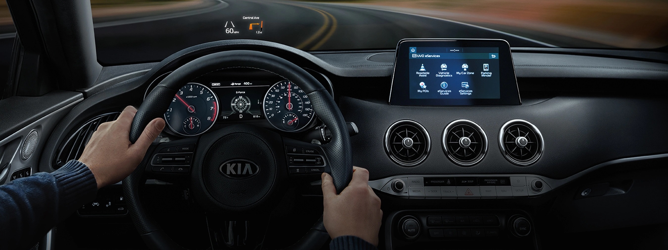 2021 Kia Stinger Dashboard
