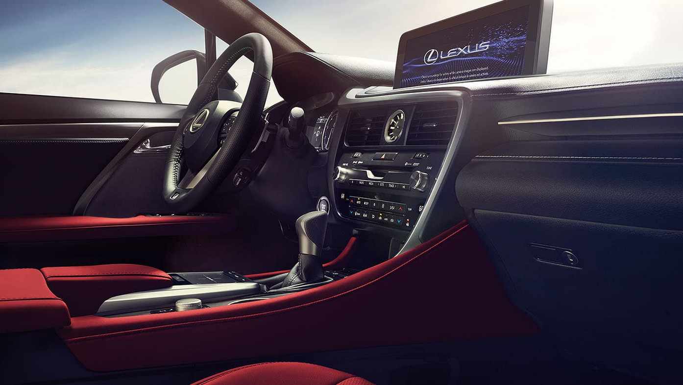 Front Row of the 2021 RX 350