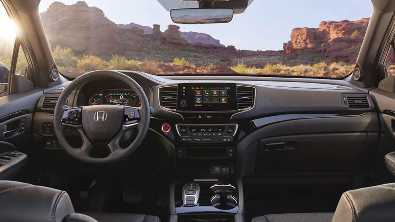 Interior of the 2021 Honda Passport