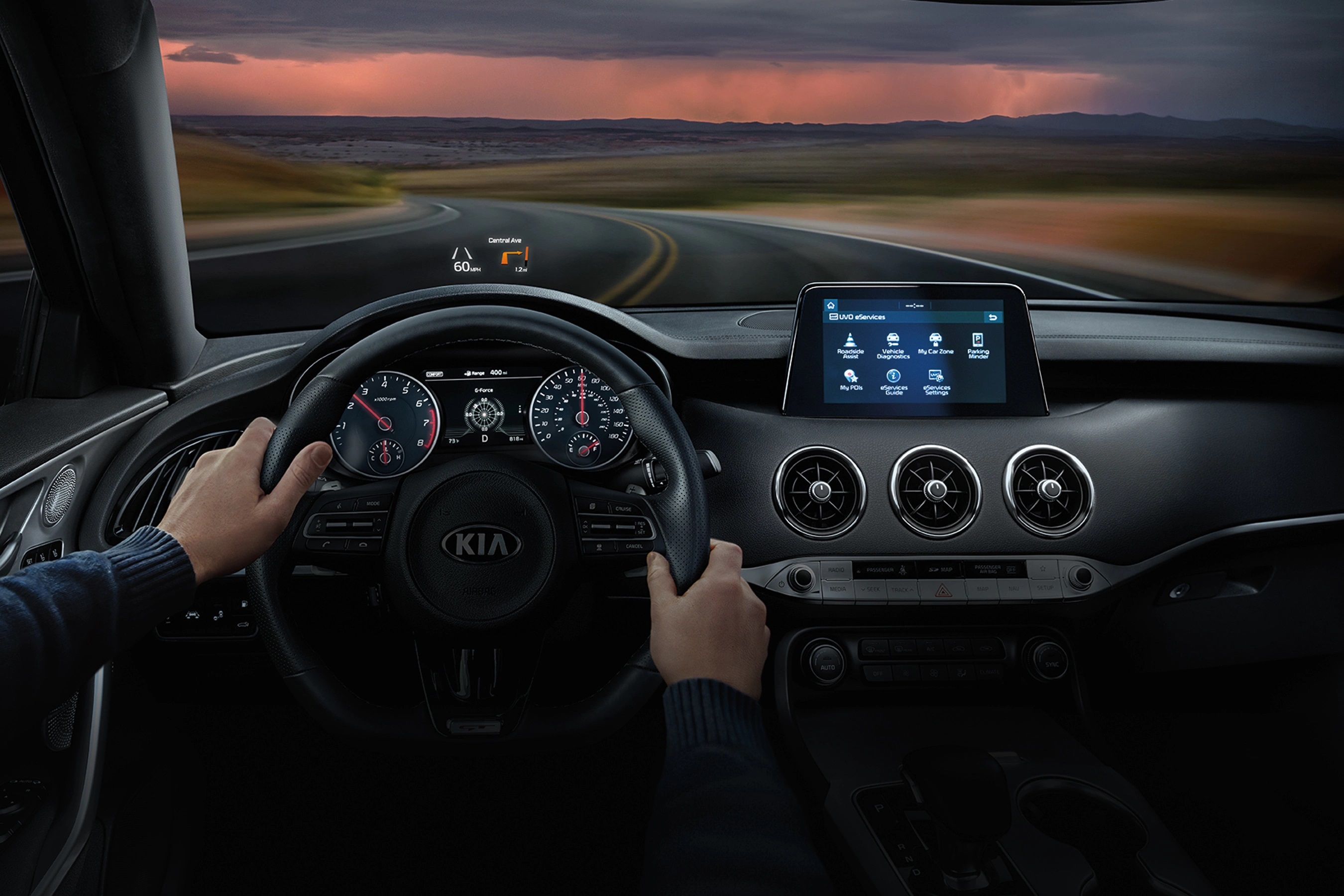 2021 Kia Stinger Dashboard