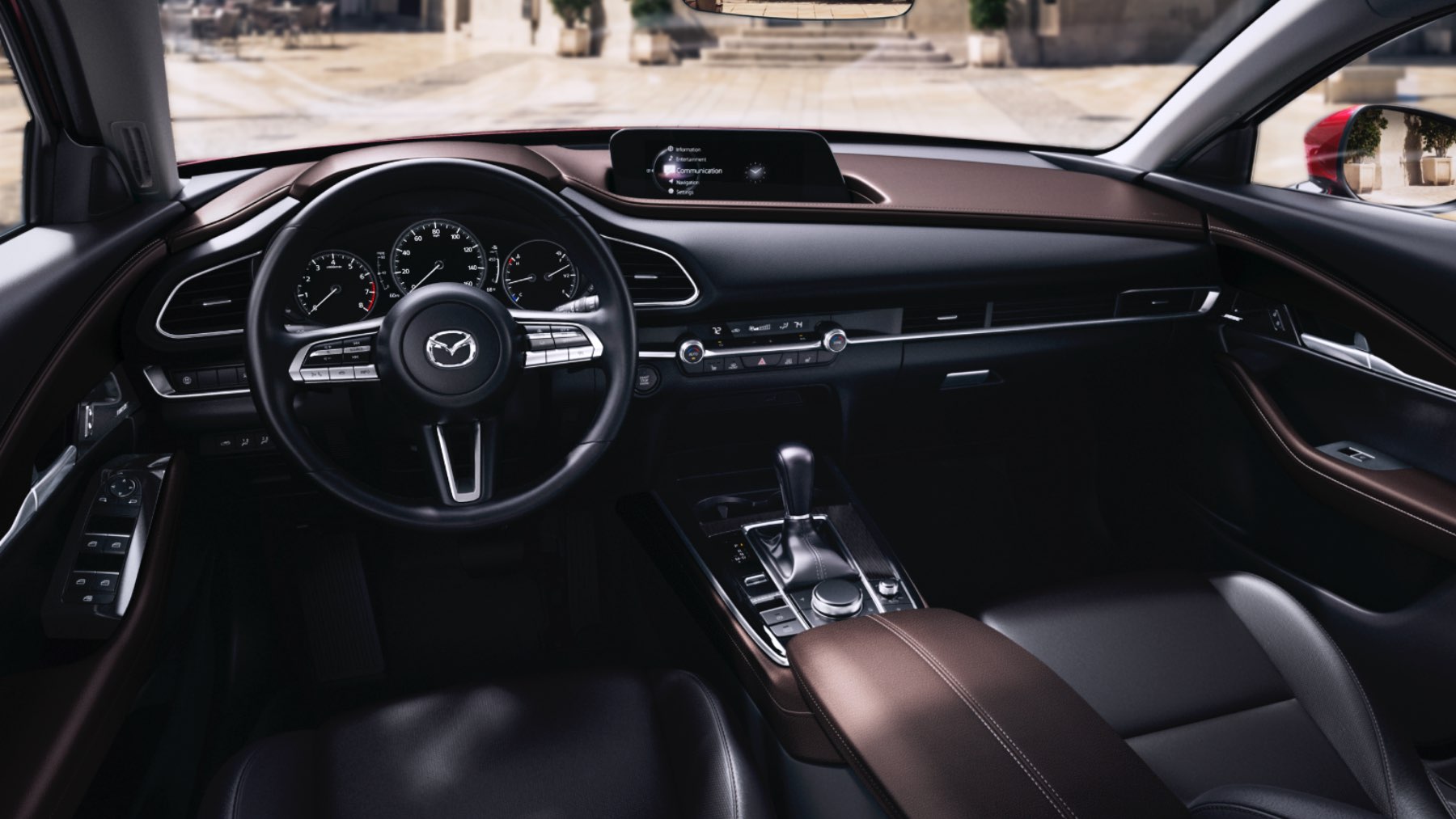 Interior of the 2021 MAZDA CX-30