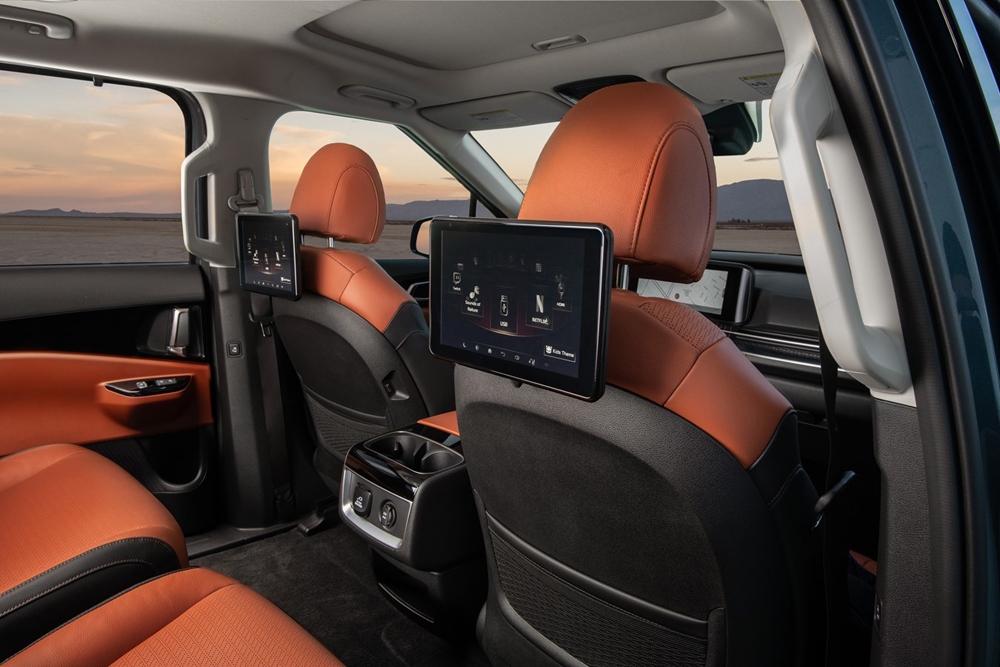 2022 Kia Telluride Rear Entertainment System