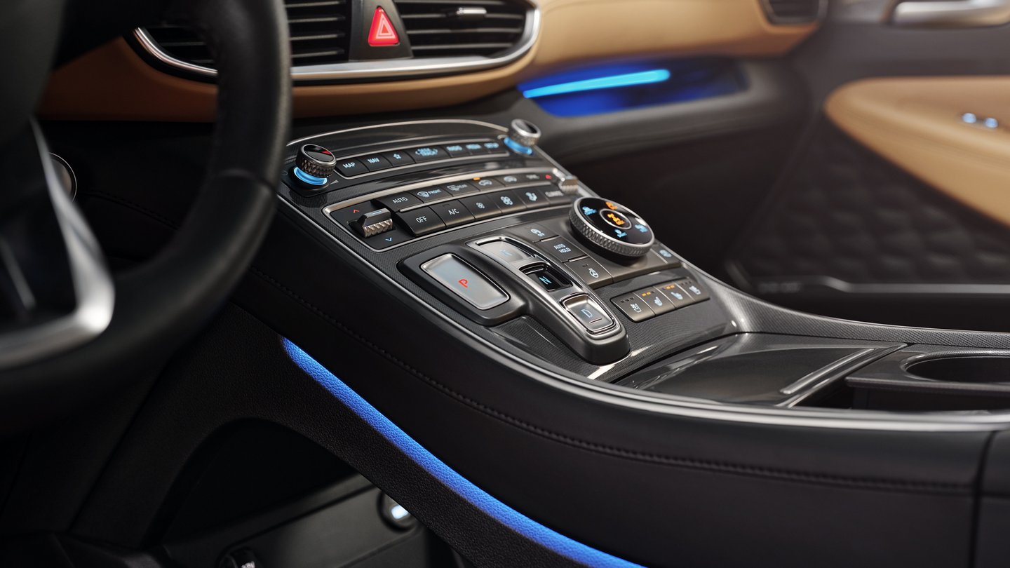 Drive Controls in the 2021 Santa Fe