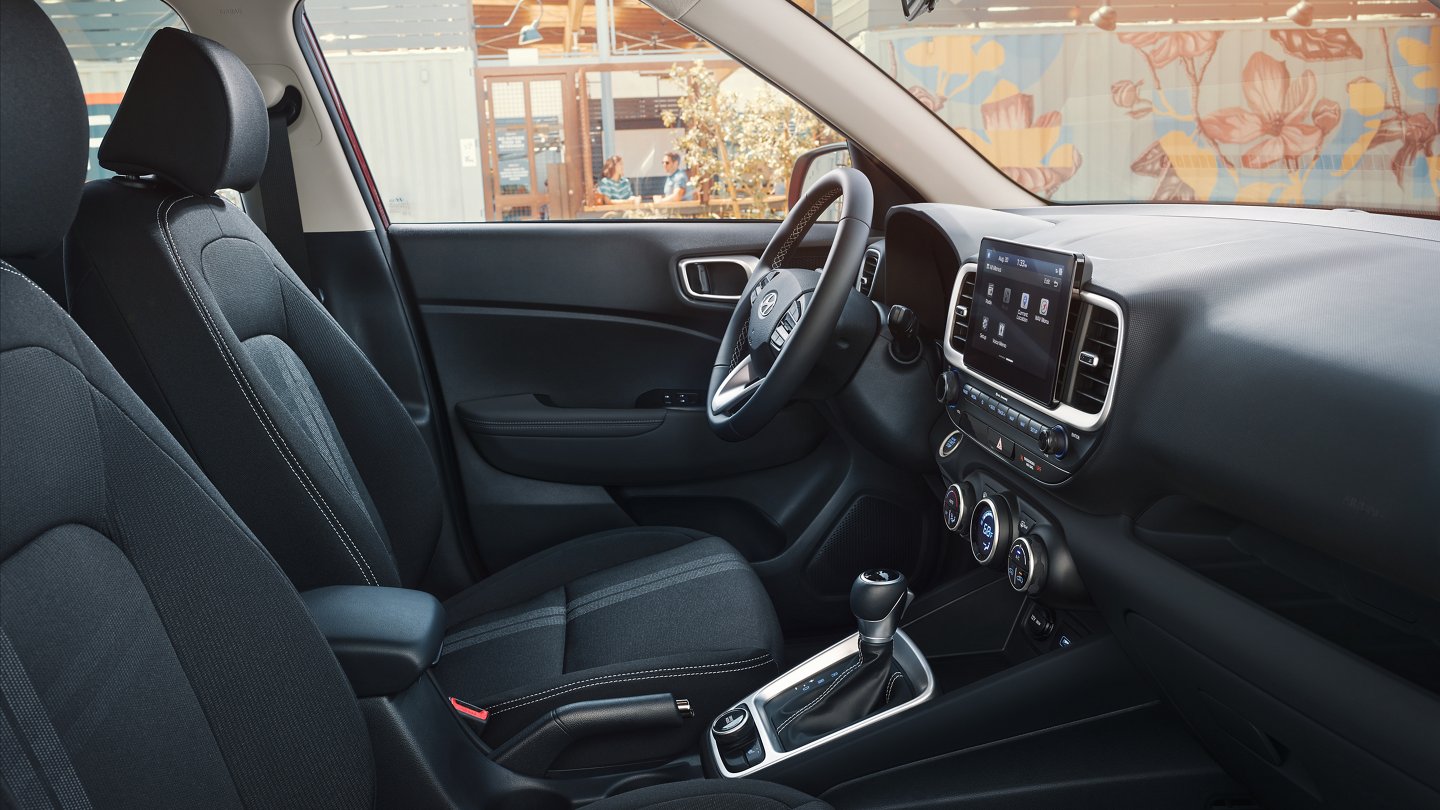 Front Seats Inside the 2021 Hyundai Venue