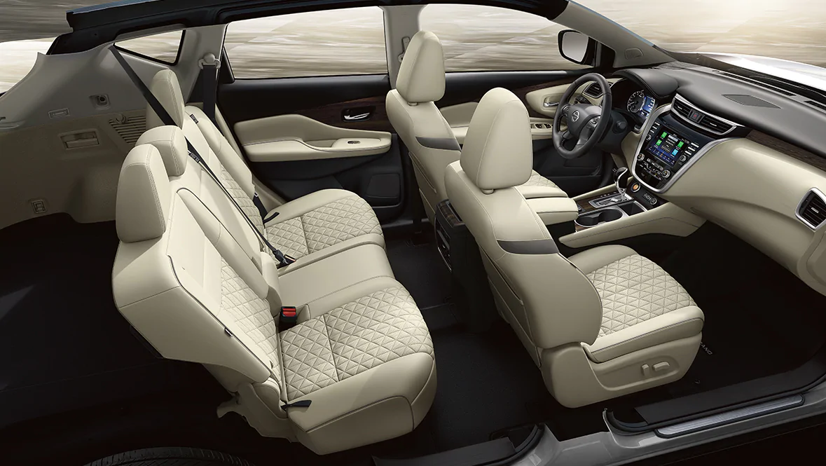 Interior of the 2021 Nissan Murano