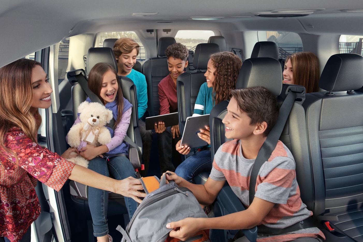 Seating in the 2021 Ford Transit