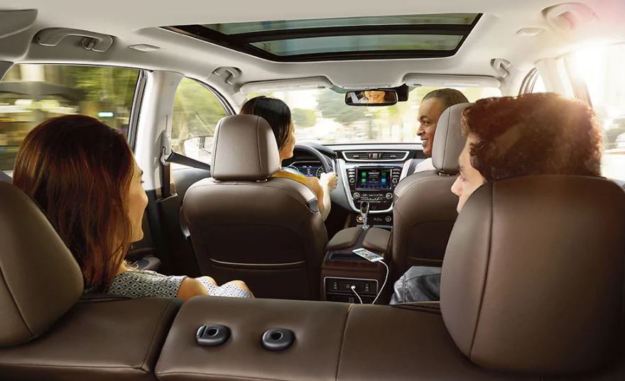 Interior of the 2021 Murano