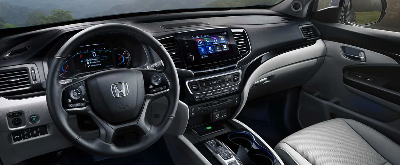 Interior of the 2021 Honda Pilot