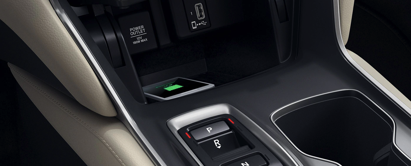 Optional Wireless Phone Charger in the 2021 Honda Accord
