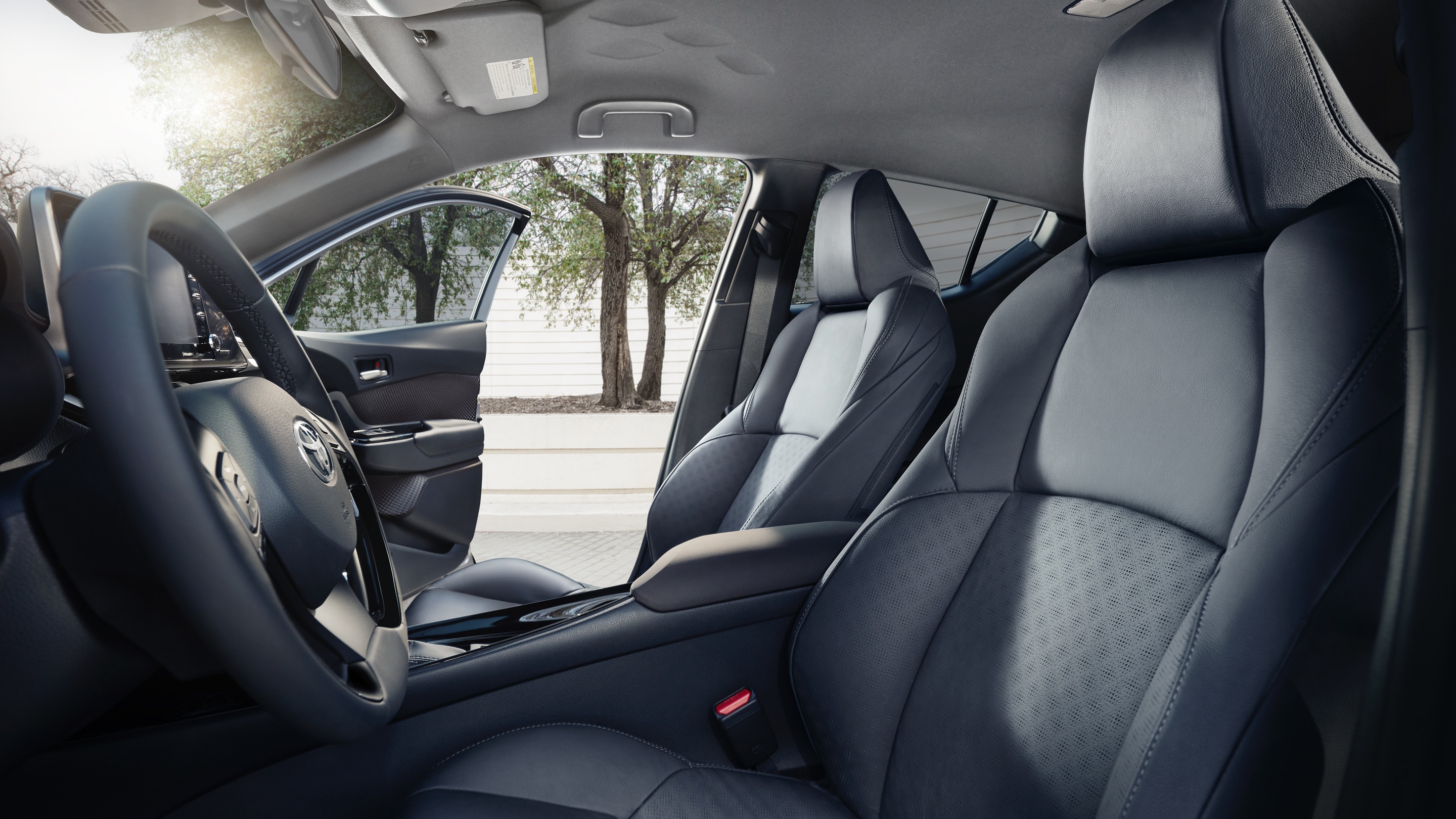 Front Seats In the 2021 Toyota C-HR.