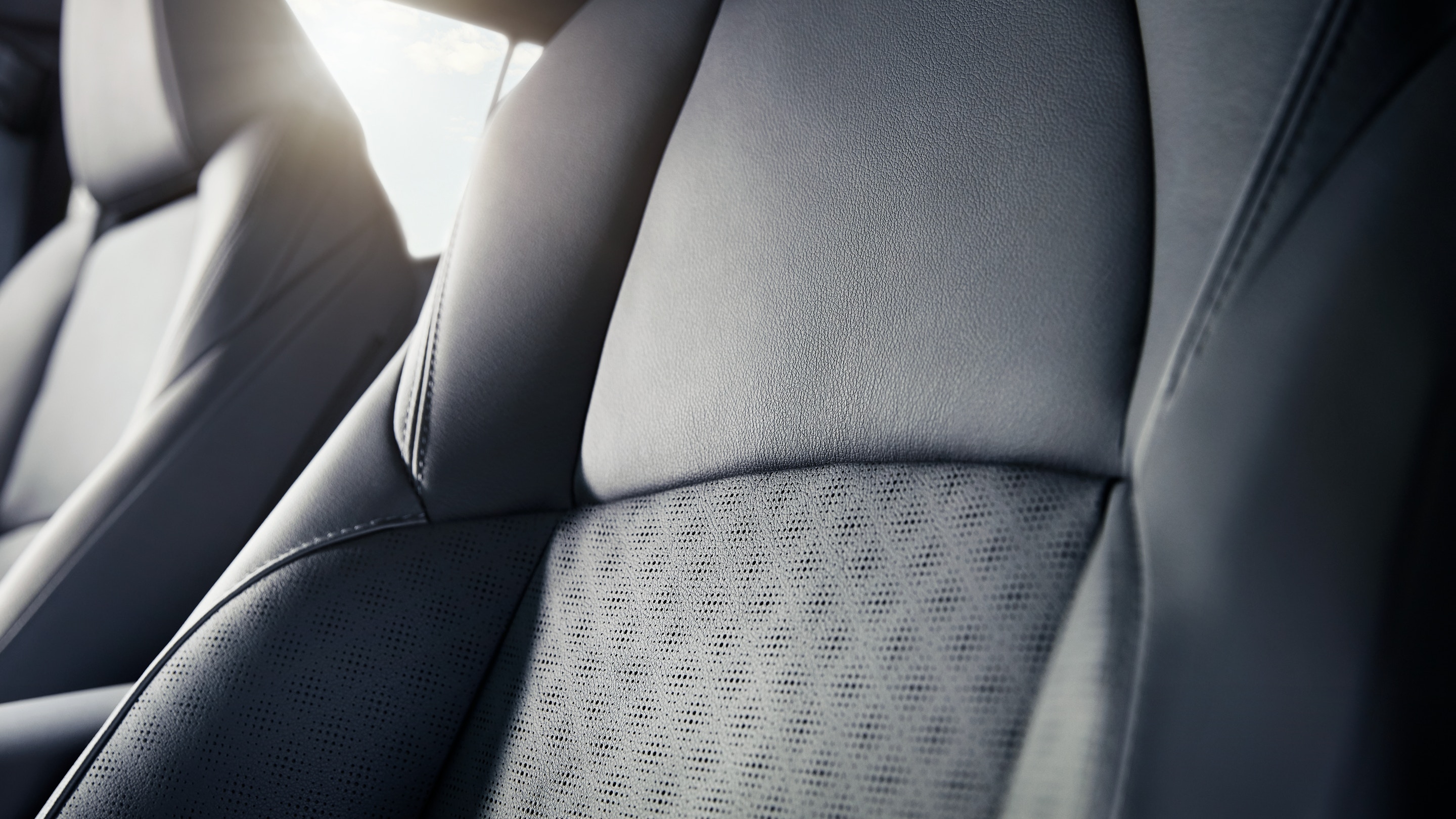 Black Leather-Trim Seating In the 2021 Toyota C-HR