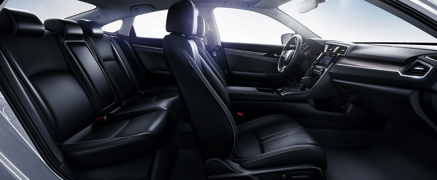 Interior of the 2021 Honda Civic
