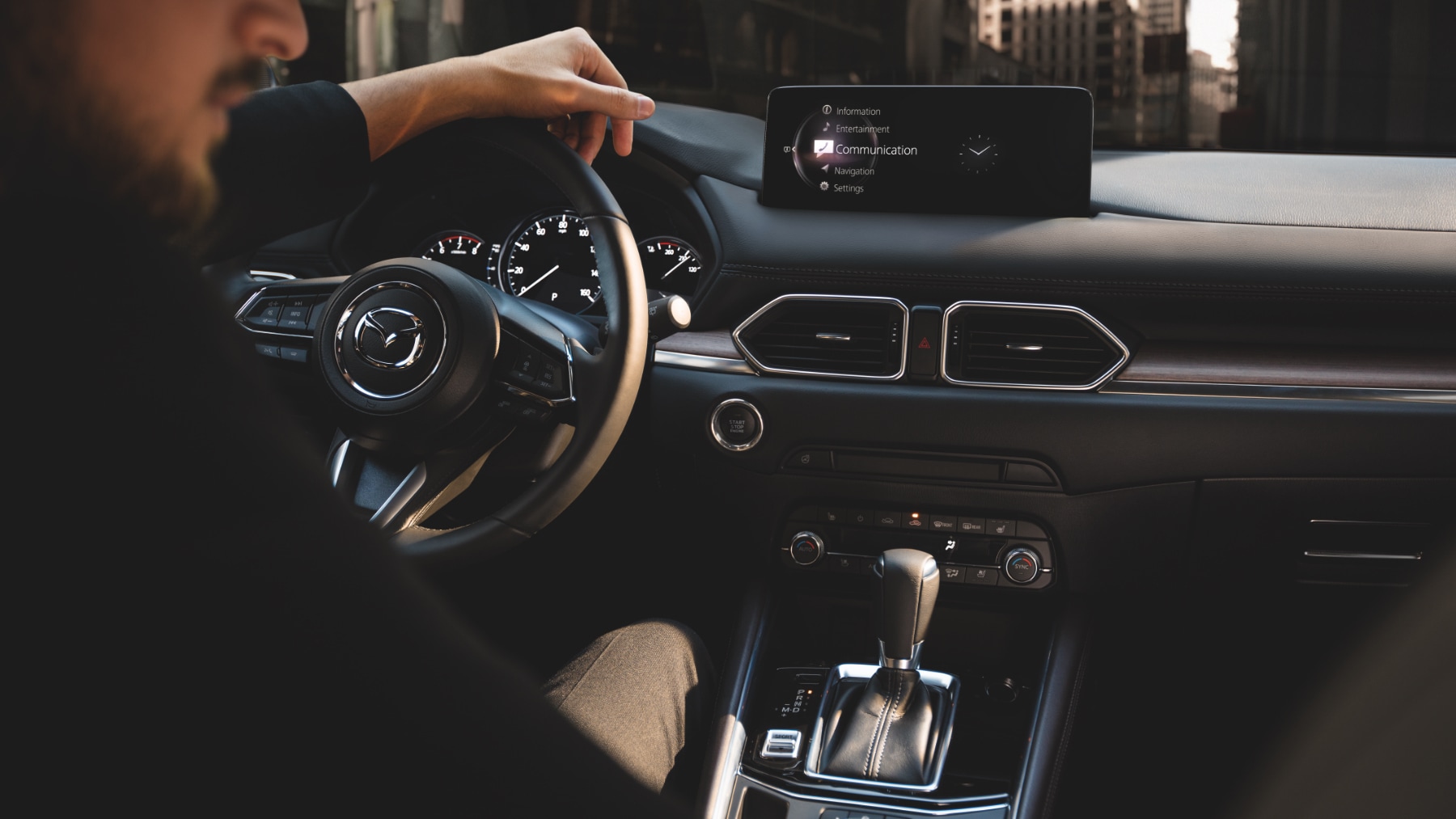 Interior of the 2021 MAZDA CX-5