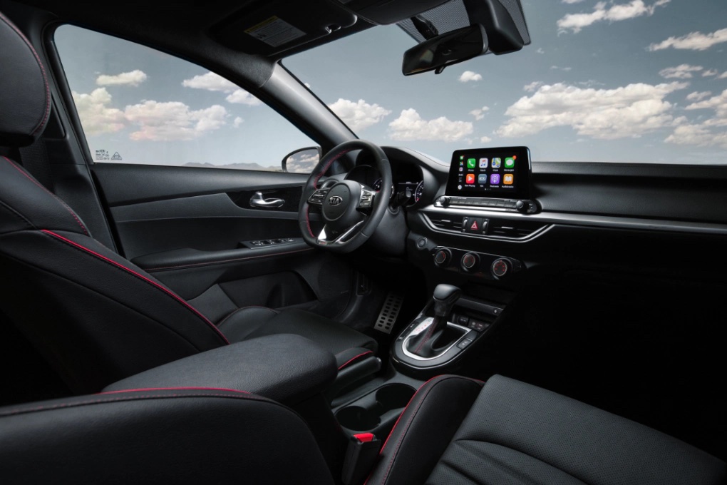 Interior of the 2021 Kia Forte