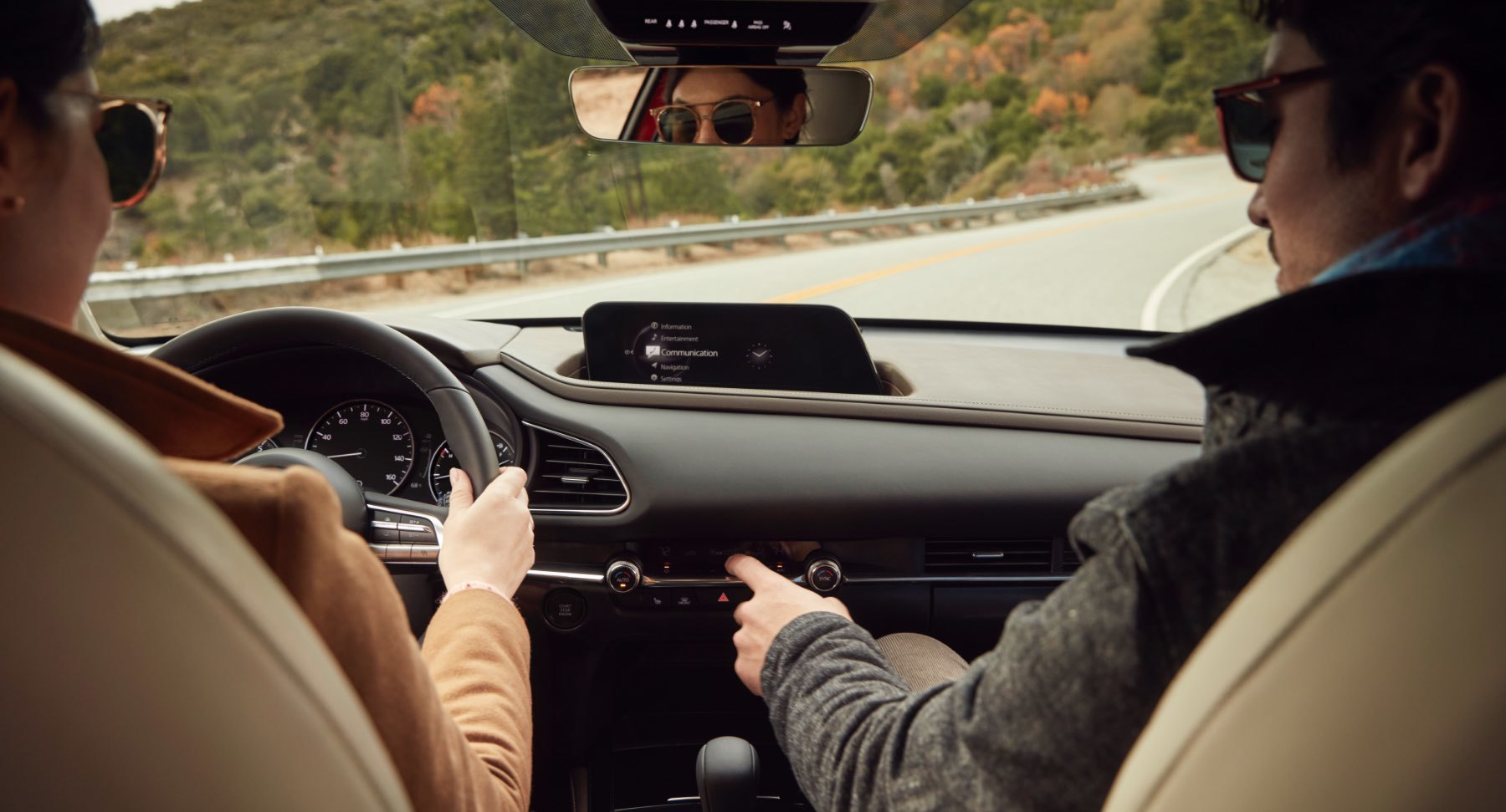 Interior of the 2021 MAZDA CX-30