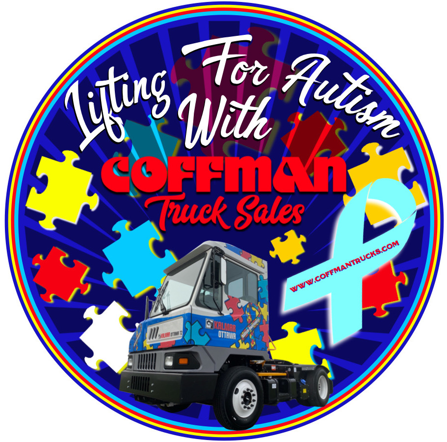 Lifting for Autism Sticker